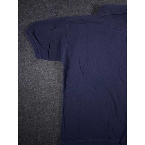 DB Basics Shirt Mens Medium‎ M Button Polo Collared Regular Fit Cotton Blue - Picture 11 of 11